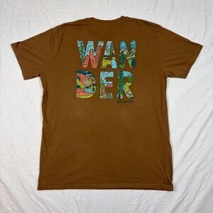 Columbia Brown 'Wander' Graphic Tee